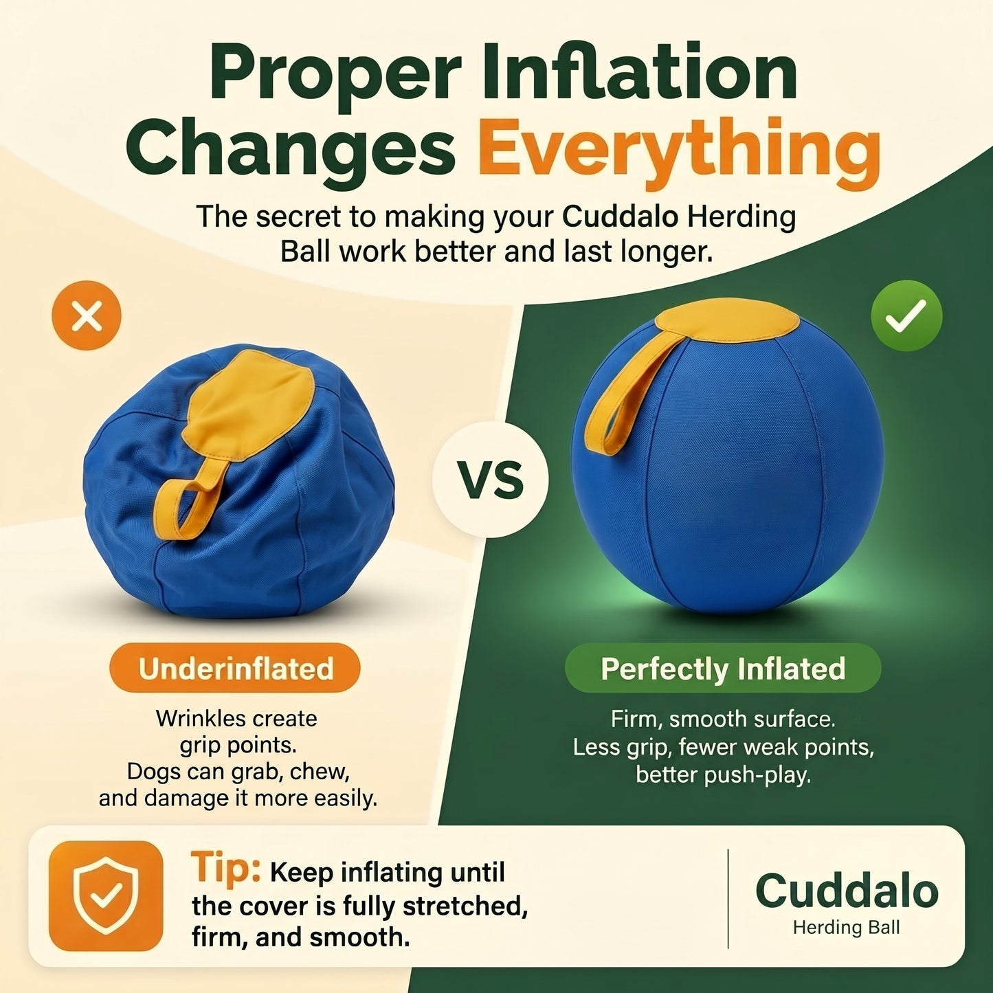 cuddalo™ Herding Ball for dogs